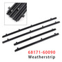 2010-2024 Toyota 4Runner GX460 4PCS Door Glass Weatherstrips 68171-60090 Generic