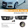 2016-2018 Audi A6 S6 Sline Fog Light Grill Cover Lamp Grille W/ Fog Light 408817130 Generic