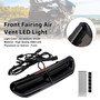 2014-2024 Harley-Davidson Touring Electra Glide 1 Set Fairing Air Vent LED Light Black Generic