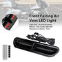 2014-2024 Harley-Davidson Touring Electra Glide 1 Set Fairing Air Vent LED Light Black Generic