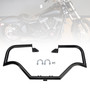 2006-2017 Super Glide FXD Engine Guard Crash Bar Frame Protector Bumper Black Generic