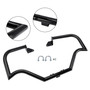 2006-2017 Fat Bob FXDF Engine Guard Crash Bar Frame Protector Bumper Black Generic