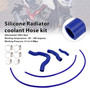 2023-2025 Honda XL750 Transalp Silicone Radiator coolant Hose kit Blue Generic