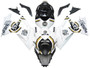 Fairings Suzuki GSXR 1000 White Black Gold Lucky Strike Racing  (2007-2008)