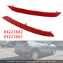 2018-2020 2011 GMC Terrain Denali Red Rear Left+Right Bumper Reflector Lamp 84225882 84225883 Generic