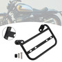 2024-2025 BMW R12 Left Luggage Rack Side Saddle Bag Mount Bracket Black Steel Black Generic