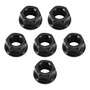 CNC Aluminum Rear Sprocket Carrrier Flange Nuts Set M10x1.5mm Black
