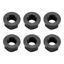 CNC Aluminum Rear Sprocket Carrrier Flange Nuts Set M10x1.5mm Black