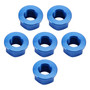 CNC Aluminum Rear Sprocket Carrrier Flange Nuts Set M10x1.5mm Blue