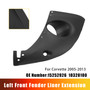 2005-2013 Chevy Corvette Left Front Fender Liner Extension 15252926 10328100 Generic