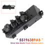 1999-2004 Jeep Grand Cherokee Driver Side Master Power Window Switch 55196389AB Generic