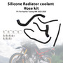 2022-2025 Aprilia Tuareg 660 Silicone Radiator coolant Hose kit Black Generic