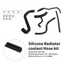 2022-2025 Aprilia Tuareg 660 Silicone Radiator coolant Hose kit Black Generic