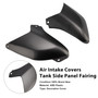 2025-2026 Kawasaki Z900 Air Intake Covers Tank Side Panel Fairing Matte Gray Generic
