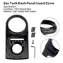 1993-2015 Harley Gas Tank Dash Panel Insert Cover Black Generic