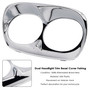 2010-2013 H-D headlight assembly Dual Headlight Trim Bezel Cover Fairing Chrome Generic