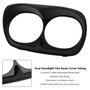 1998-2013 Harley Davidson Road Glide Dual Headlight Trim Bezel Cover Fairing Matte Black Generic