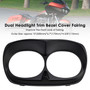2010-2013 H-D headlight assembly Dual Headlight Trim Bezel Cover Fairing Matte Black Generic