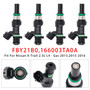 2013 2015-2016 Nissan X-Trail 2.5L L4 Gas 4Pcs Fuel Injector FBY21B0 166003TA0A Generic