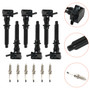 2017-2020 Land Rover Discovery V6 3.0L GAS 6 Ignition Coils Spark Plugs UF730 Generic
