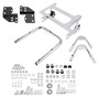 1996-2008 Touring Road King, FLHT, FLHX Detachable Two Up Tour Pack Mounting Rack Chrome Generic