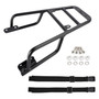 2024-2026 Husqvarna Vitpilen 125 250 401 Rear Rack Luggage Carrier with Bag Straps Black Generic