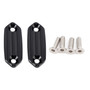 2013-2026 Kawasaki Ninja ZX-6R ZX636 CNC Racing Mirror Block Off Blanking Plates Black Generic