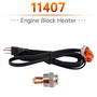 Yanmar 3T72HLE 4TN82E 4TNE98 YYDXL4.4 1 D4T Engine Block Heater 11407 Generic