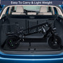 400W Adult Shock Absorption Electric Scooter with Seat 10" Commuter Electric Scooter With Carry Basket - Up to 25 Miles 20MPH