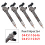 2003-2018 Audi A1 A3 A4 A5 A6 Q3 Q5 4Pcs Fuel Injector 0445110646 0445110369 Generic