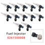 2002-2008 BMW 7(E65/E66)760I 760IL 12Pcs Fuel Injector 0261500008 FJ742 Generic