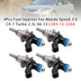 2006-2013 Mazda Speed 3/ 6 4Pcs Fuel Injector L3K9-13-250A Generic