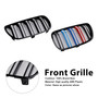 2007-2010 BMW X3 E83 2PCS Gloss Black Front Bumper Grille Generic