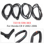 2002-2006 Honda CR-V 4PCS Weatherstrip Seal Gasket 72310-S9A-003 Generic