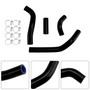 2021-2025 Honda CRF450R/ RX/ RWE Silicone Radiator coolant Hose kit Black Generic