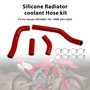 2021-2025 Honda CRF450R/ RX/ RWE Silicone Radiator coolant Hose kit Red Generic
