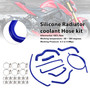 2017-2025 Suzuki GSX-S750/ GSX-S750Z Silicone Radiator coolant Hose kit Blue Generic