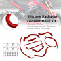 2017-2025 Suzuki GSX-S750/ GSX-S750Z Silicone Radiator coolant Hose kit Red Generic