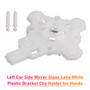 2016-2020 Honda 10th CIVIC Left Car Side Mirror Glass Lens White Plastic Bracket Clip Holder Generic