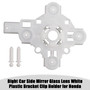 2018-2022 Honda Accord Right Car Side Mirror Glass Lens White Plastic Bracket Clip Holder Generic