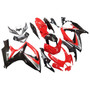 2006-2007 Suzuki GSXR 600 750 Red & Black GSXR Racing Amotopart Fairings Customs Fairing