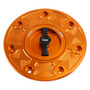 2018-2025 Duk-e 790 890/ R890 Quick Release Keyless Fuel Gas Cap 115mm Orange Generic
