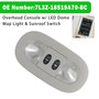 2004-2008 Ford F-150 Overhead Console w/ LED Dome Map Light & Sunroof Switch 7L3Z-18519A70-BA Gray Generic