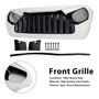 2018-2023 Jeep Wrangler JL JT White & Black Front Vader Grille Bumper Generic