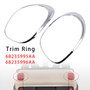 2014-2020 Fiat 500L Left+Right Rear Taillight Lamp Trim Ring 68235995AA Generic