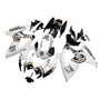 Fairings Suzuki GSXR 600 750 White Black Lucky Strike Racing  (2006-2007)
