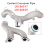 2010-2025 Land Rover LR4 V2 3.0 5.0 2PCS Coolant Crossover Pipe LR186917 LR186859 Generic
