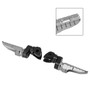 2019-2025 INDIAN FTR1200 FTR Front Footrests Foot Pegs Gray Generic