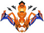 Fairings Suzuki GSXR 600 750 Orange & Blue Jordan Racing  (2006-2007)