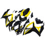 2006-2007 Suzuki GSXR 600 750 Black & Yellow GSXR Racing Amotopart Fairings Customs Fairing